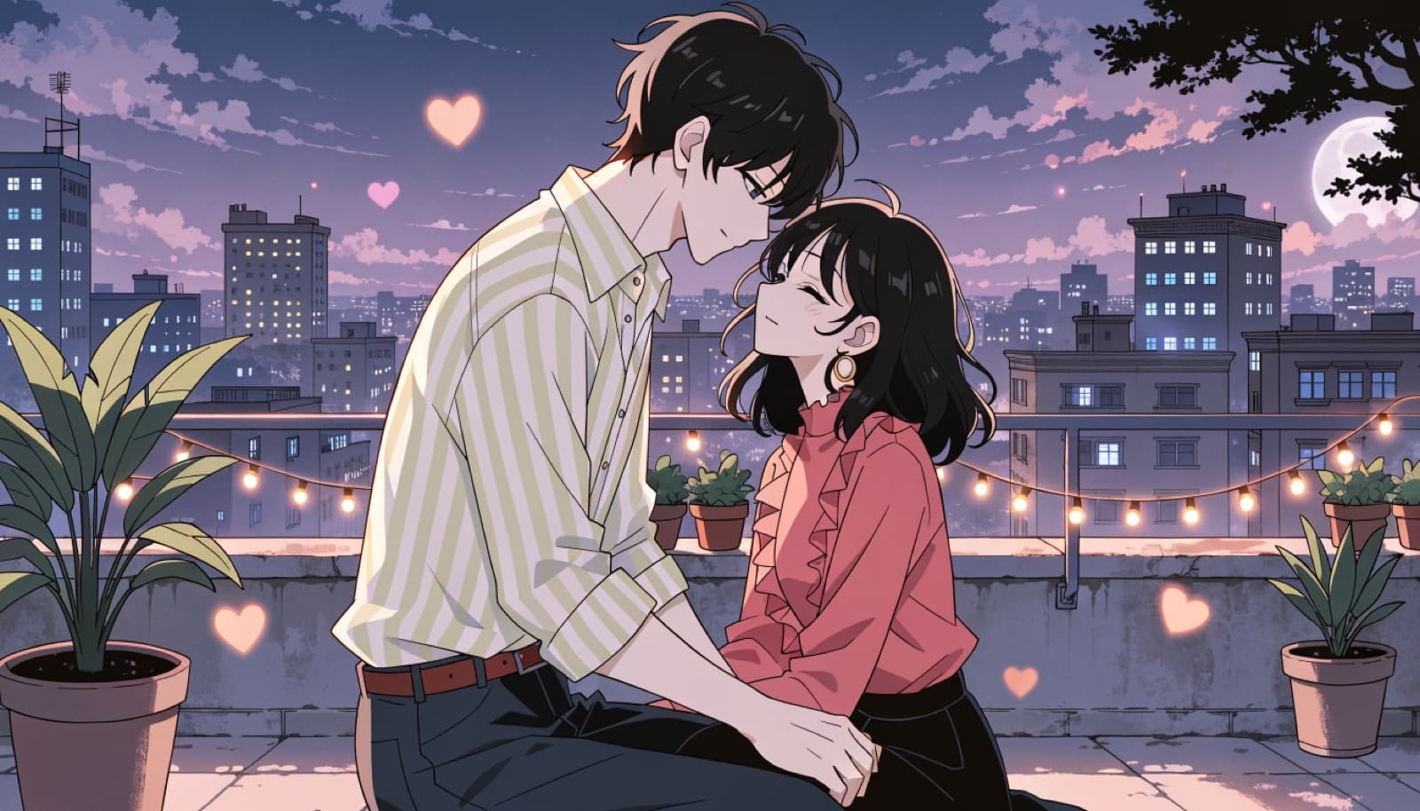 Anime — the same love story rendered in Anime animation style