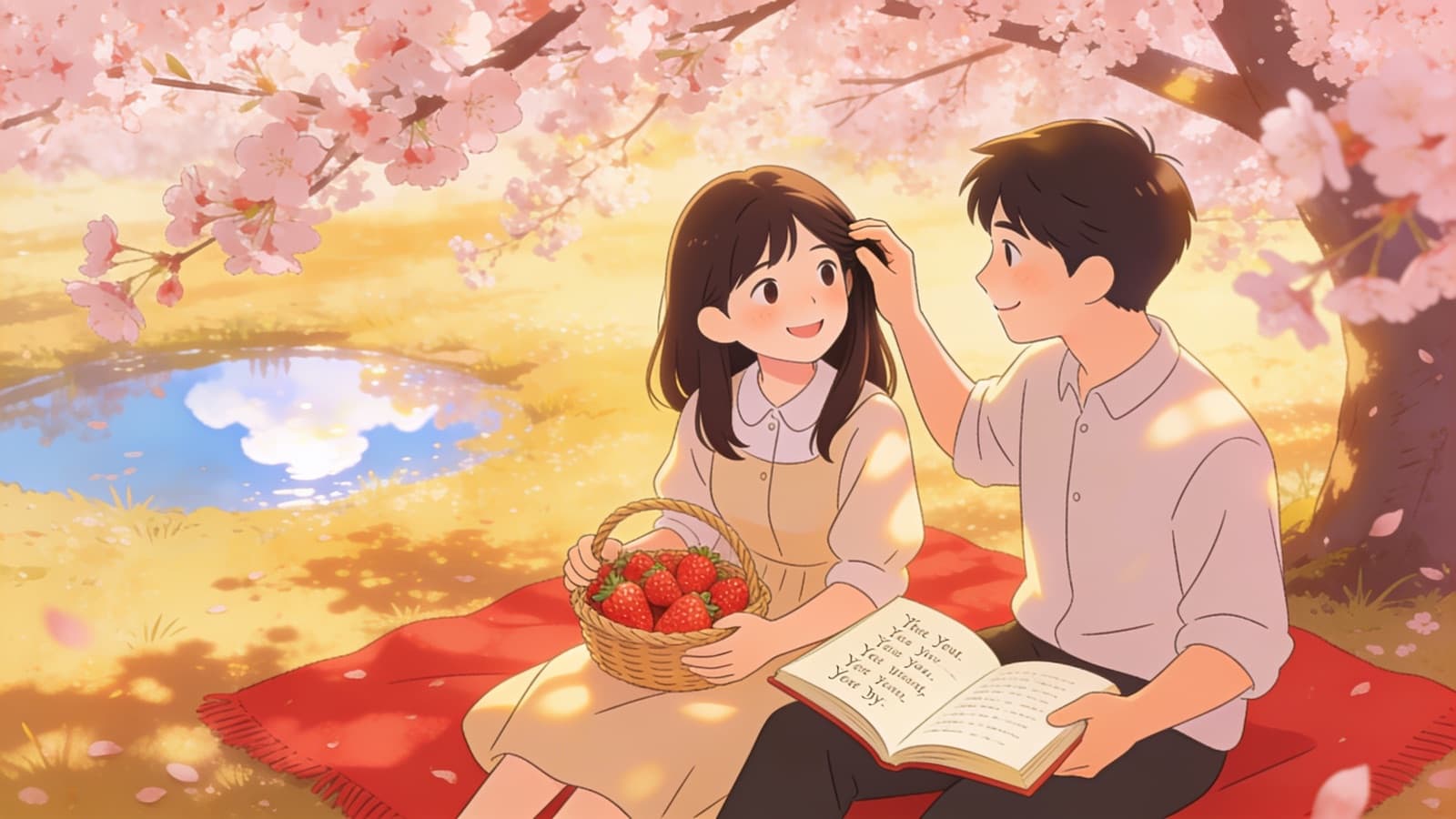 Storybook — the same love story rendered in Storybook animation style